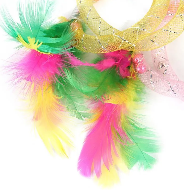 5Pcs Cat Feather Training Toys