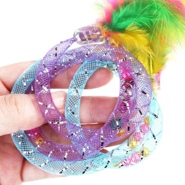 5Pcs Cat Feather Training Toys