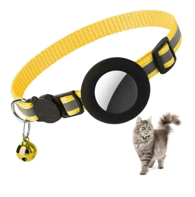 Kitten Collar With Breakaway Buckle And Airtag Holder