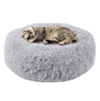 Round Fluffy Bed For Cats