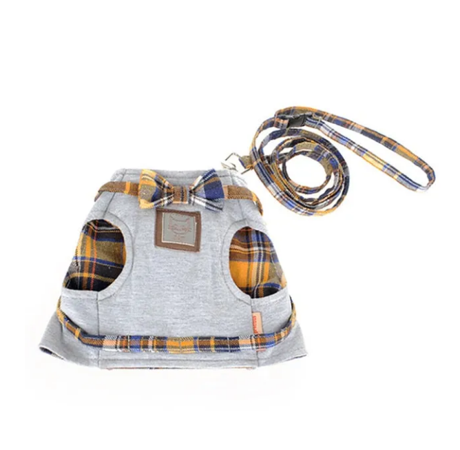 Cat Adjustable Cotton Harness With Leash