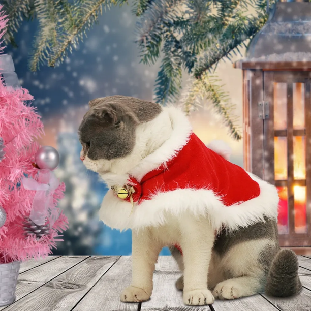 Adjustable Christmas Cloaks For Cats