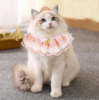 Lace Adjustable Collar For Cat
