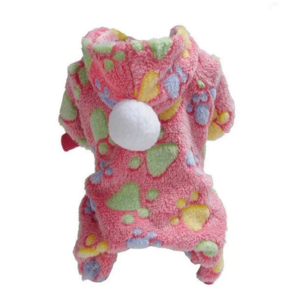 Cozy Plush Dog Jumpsuits