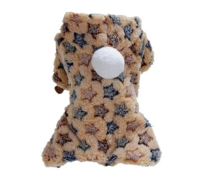 Cozy Plush Dog Jumpsuits
