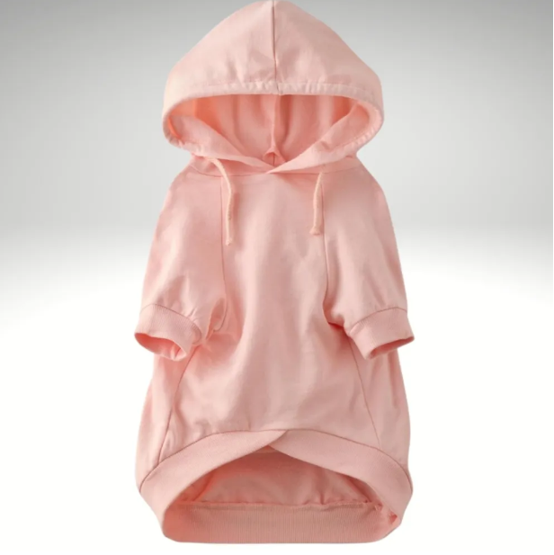 Lightweight Hooded Tee Organic Cotton Dog Hoodie Pet Coat