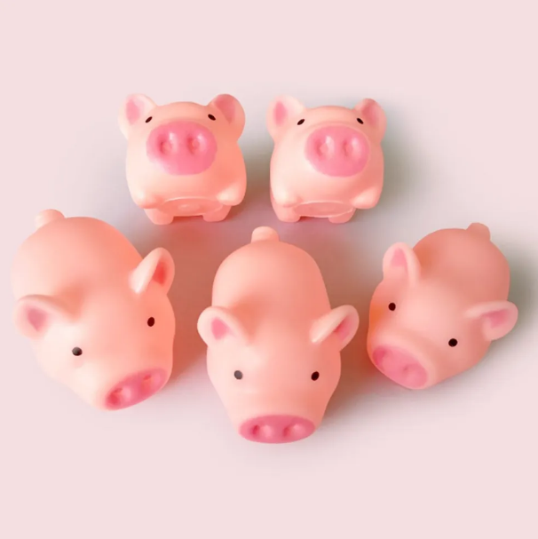 20Pcs Squeaking Pig doll Set for Dogs